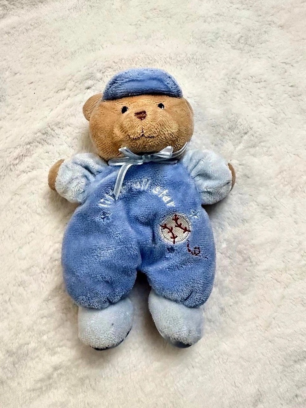 Carter's Just One Year teddy bear Blue Teddy Bear Plush Toy